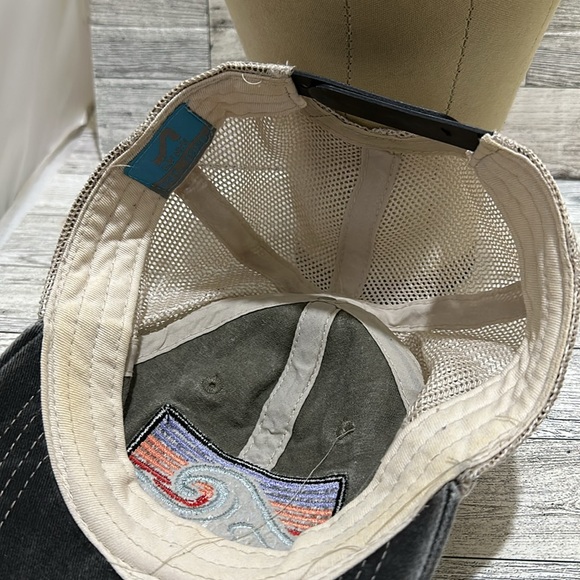 surf style distressed trucker baseball hat cap - Picture 6 of 7